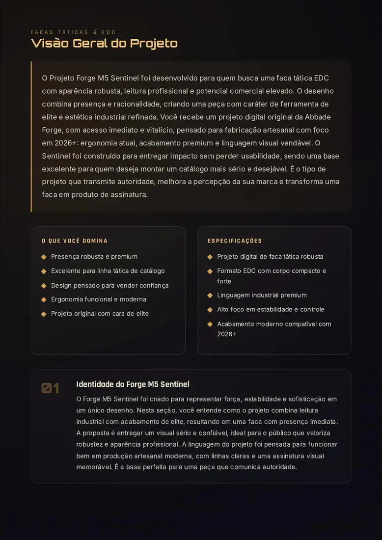 Projeto Forge M5 Sentinel — prévia 2