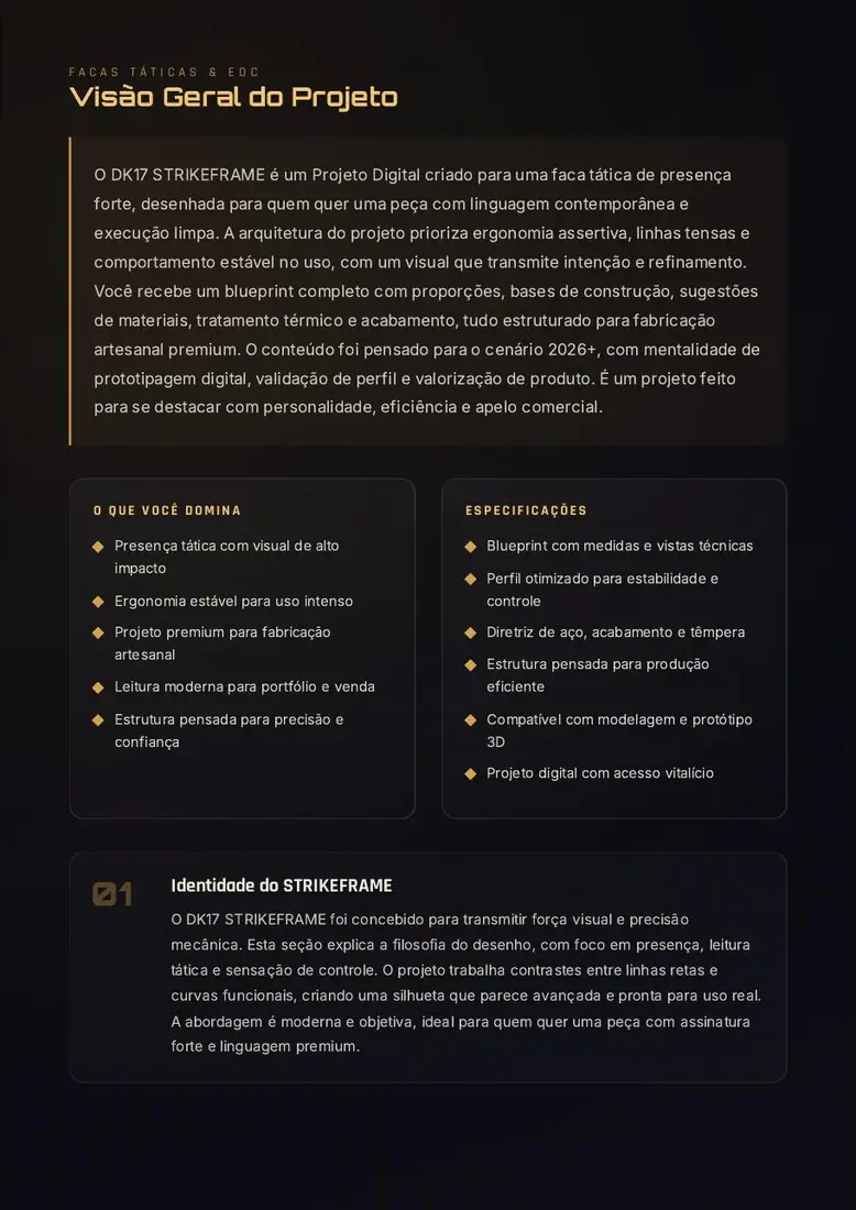 Projeto Digital DK17 STRIKEFRAME — prévia 2