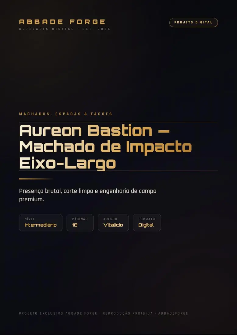 Aureon Bastion — Machado de Impacto Eixo-Largo — prévia 1