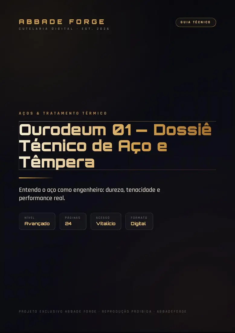 Ourodeum 01 — Dossiê Técnico de Aço e Têmpera — prévia 2