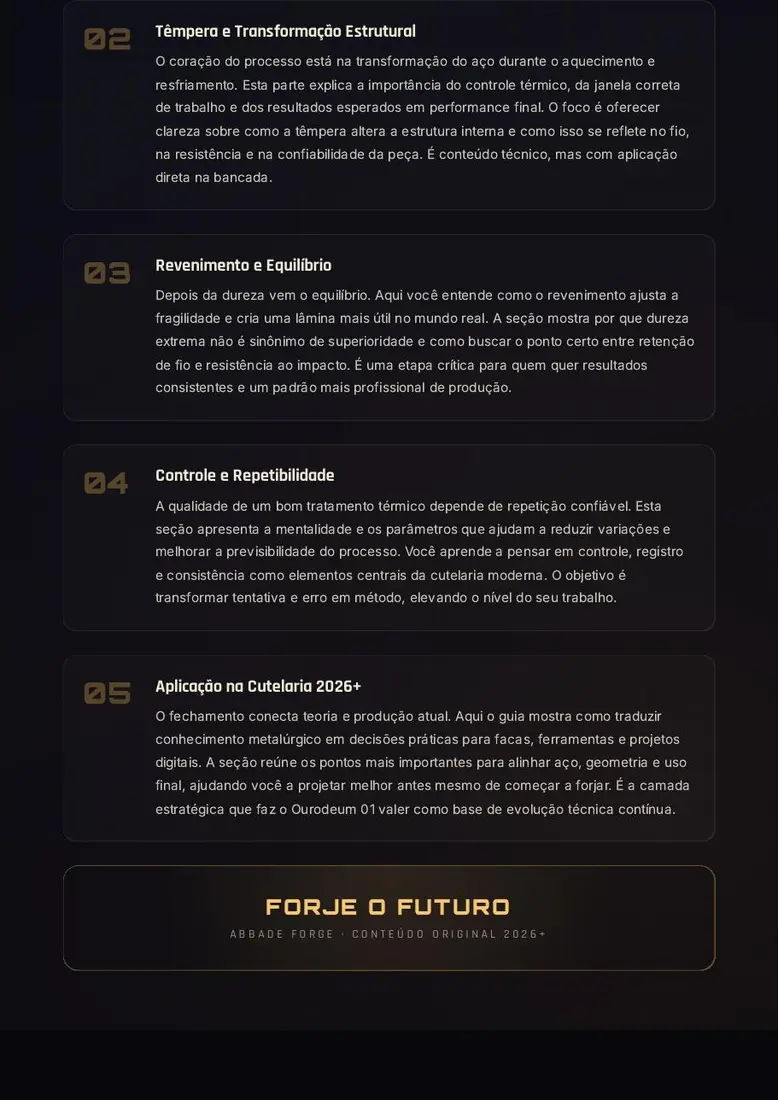 Ourodeum 01 — Dossiê Técnico de Aço e Têmpera — prévia 4