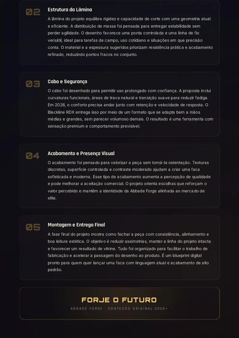 Projeto Digital Blackline RDX — prévia 3