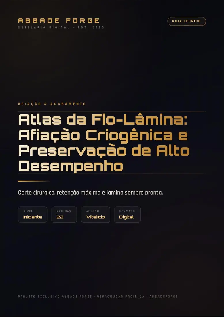 Atlas da Fio-Lâmina: Afiação Criogênica e Preservação de Alto Desempenho — prévia 2