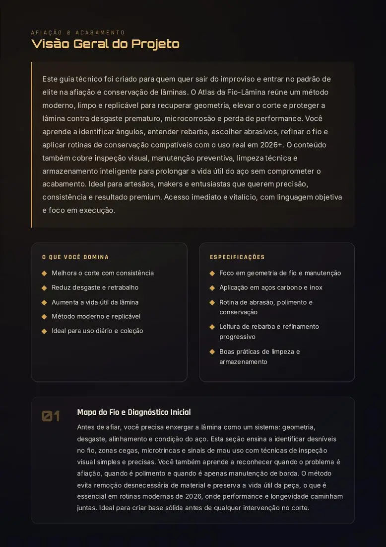 Atlas da Fio-Lâmina: Afiação Criogênica e Preservação de Alto Desempenho — prévia 3