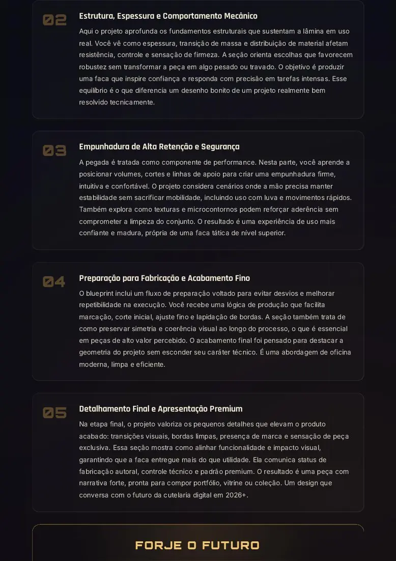 Projeto Vértice Sombra — Faca Tática de Perfil Avançado — prévia 3