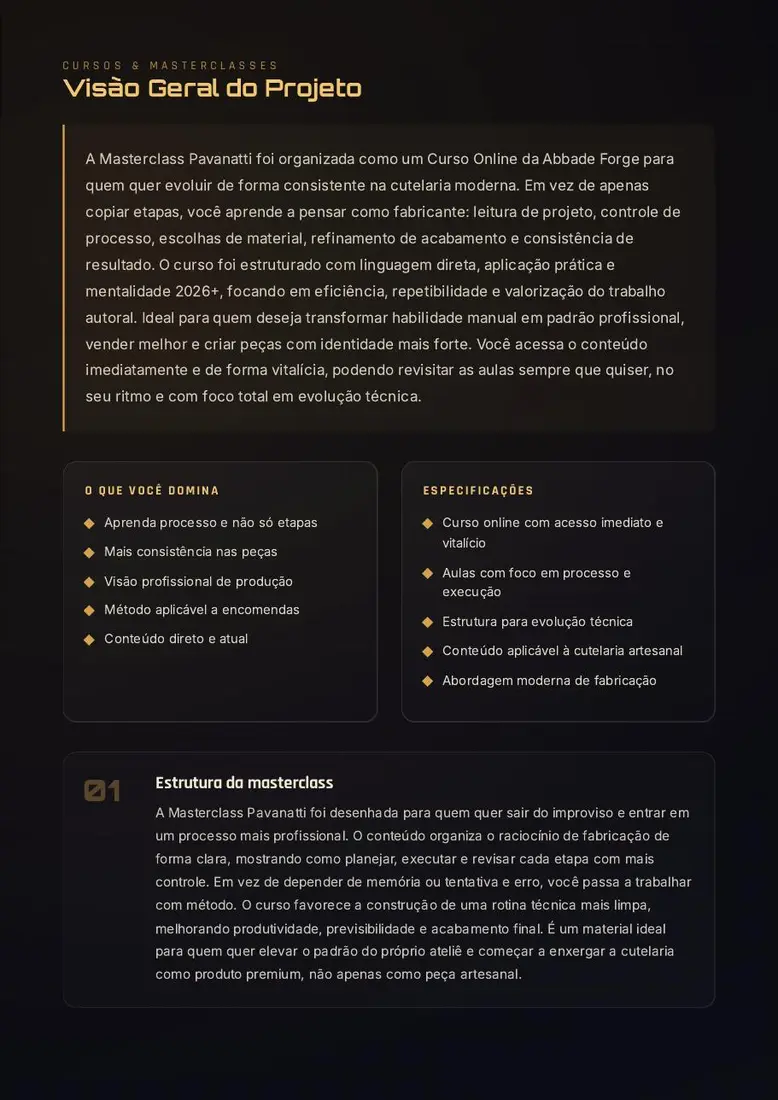 Forja ITM: Masterclass Pavanatti — prévia 3