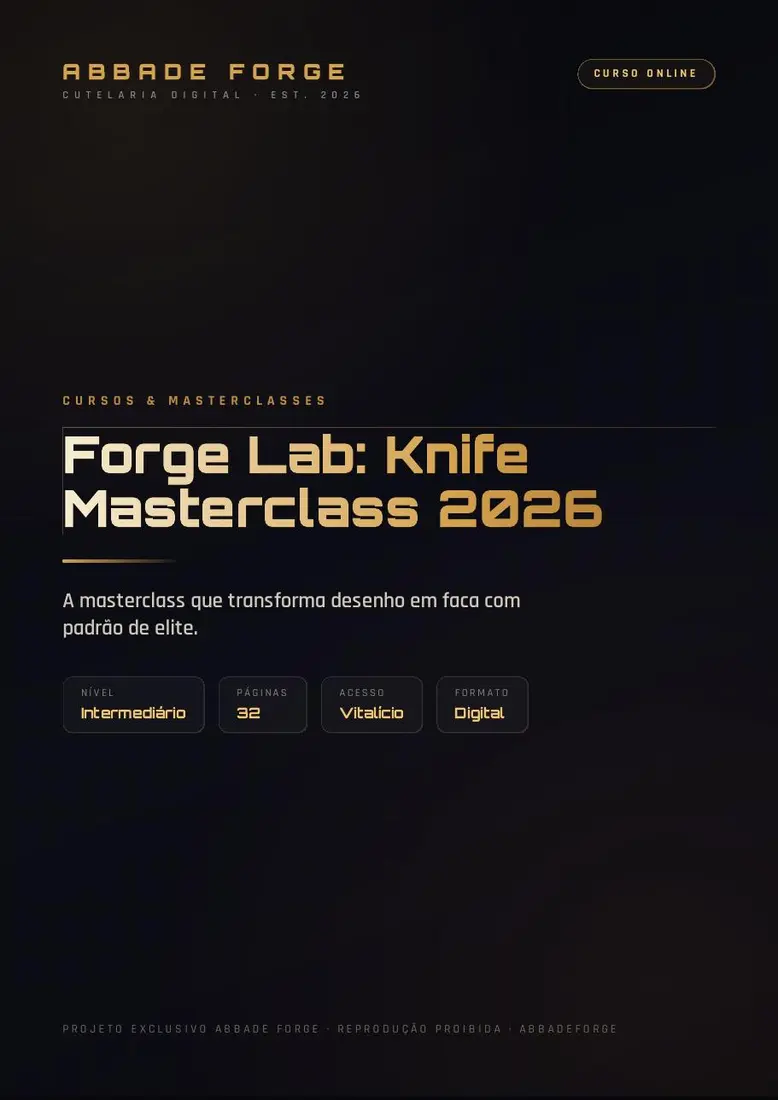 Forge Lab: Knife Masterclass 2026 — prévia 2