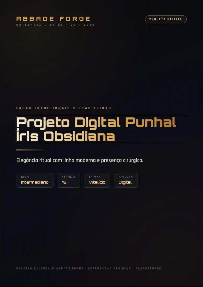 Projeto Digital Punhal Íris Obsidiana — prévia 1