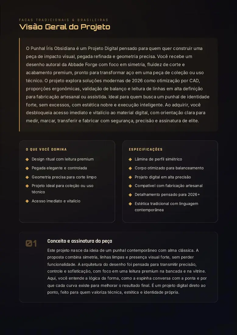 Projeto Digital Punhal Íris Obsidiana — prévia 2