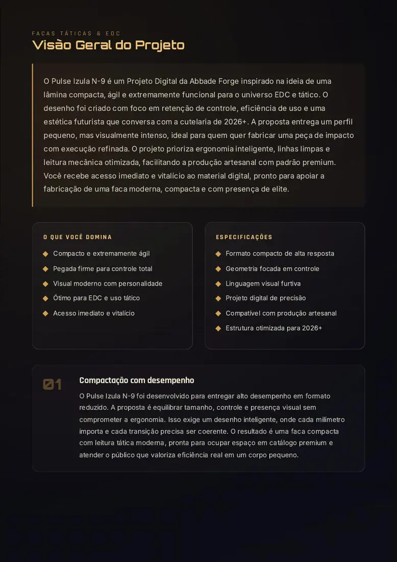 Projeto Digital Pulse Izula N-9 — prévia 2