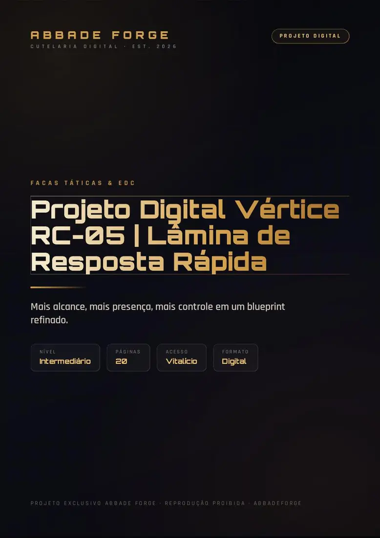 Projeto Digital Vértice RC-05 | Lâmina de Resposta Rápida — prévia 1