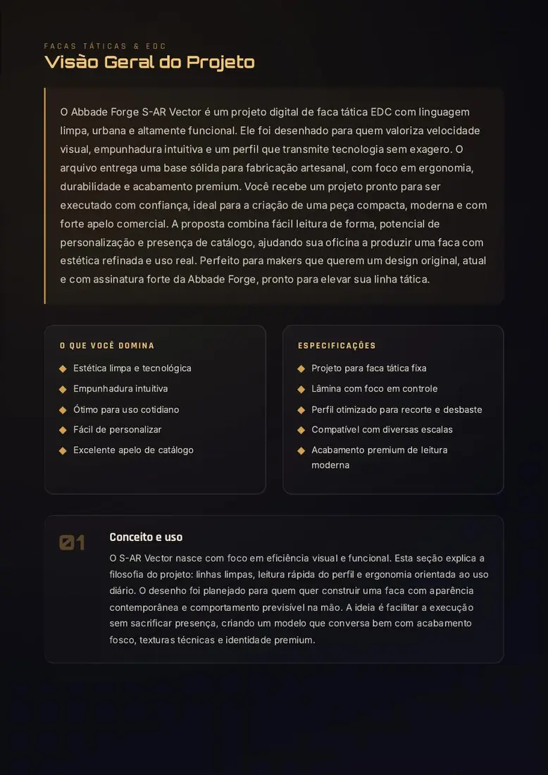 Abbade Forge S-AR Vector — prévia 2