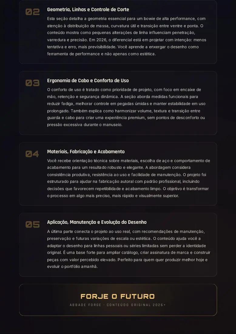 Projeto Revenant Bowie Forge — prévia 3