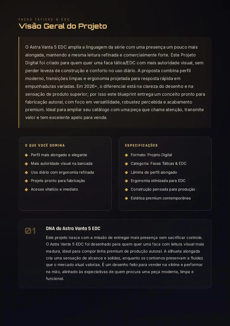 Astra Vanta 5 EDC — prévia 2