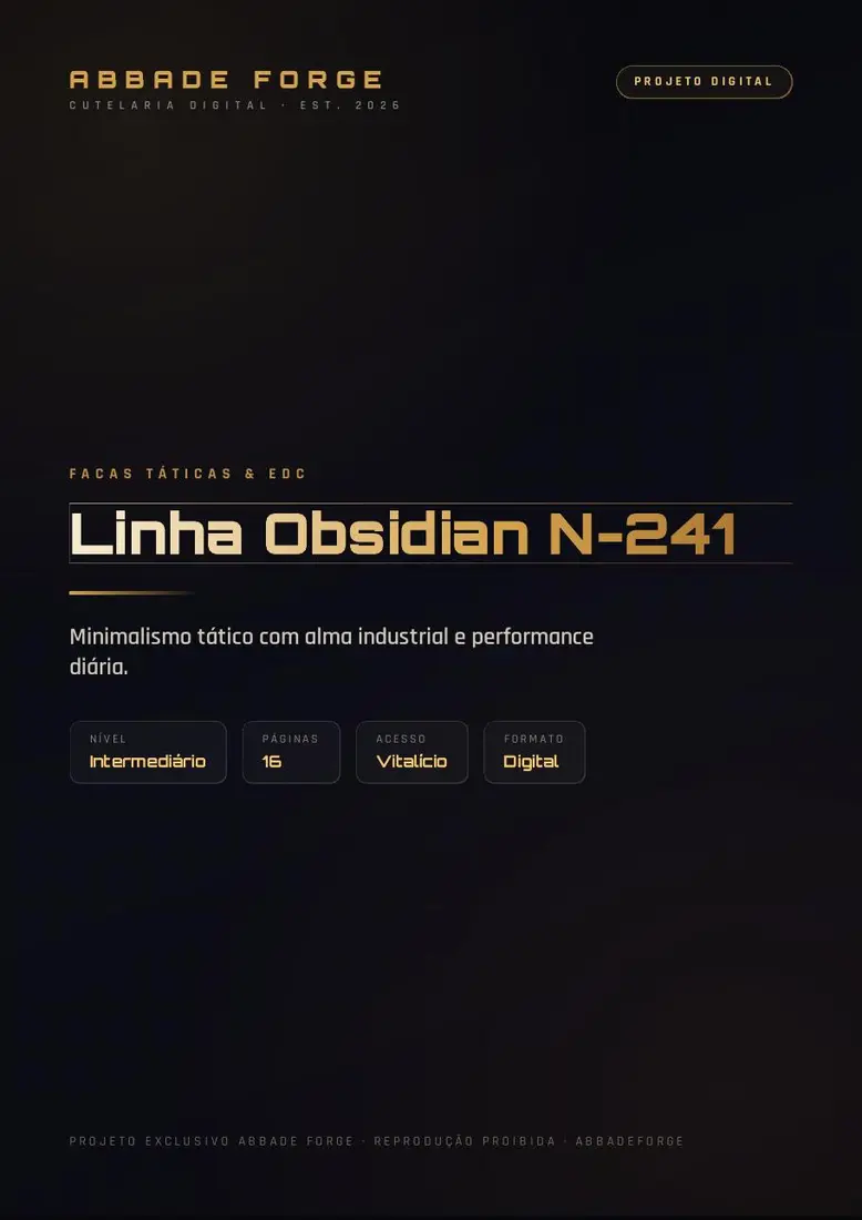 Linha Obsidian N-241 — prévia 1