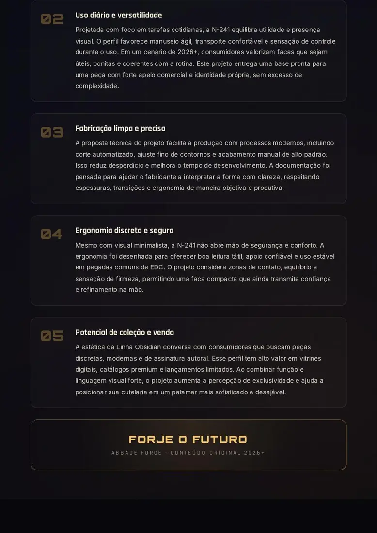 Linha Obsidian N-241 — prévia 3