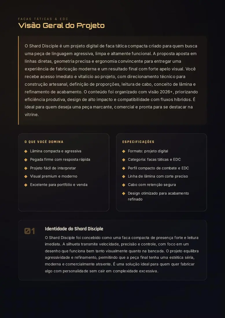 Projeto Digital Shard Disciple — prévia 2