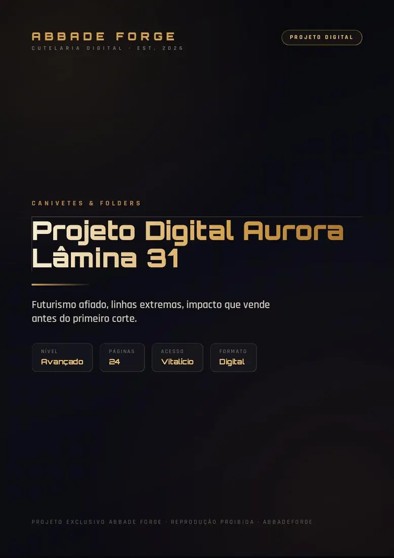 Projeto Digital Aurora Lâmina 31 — prévia 1