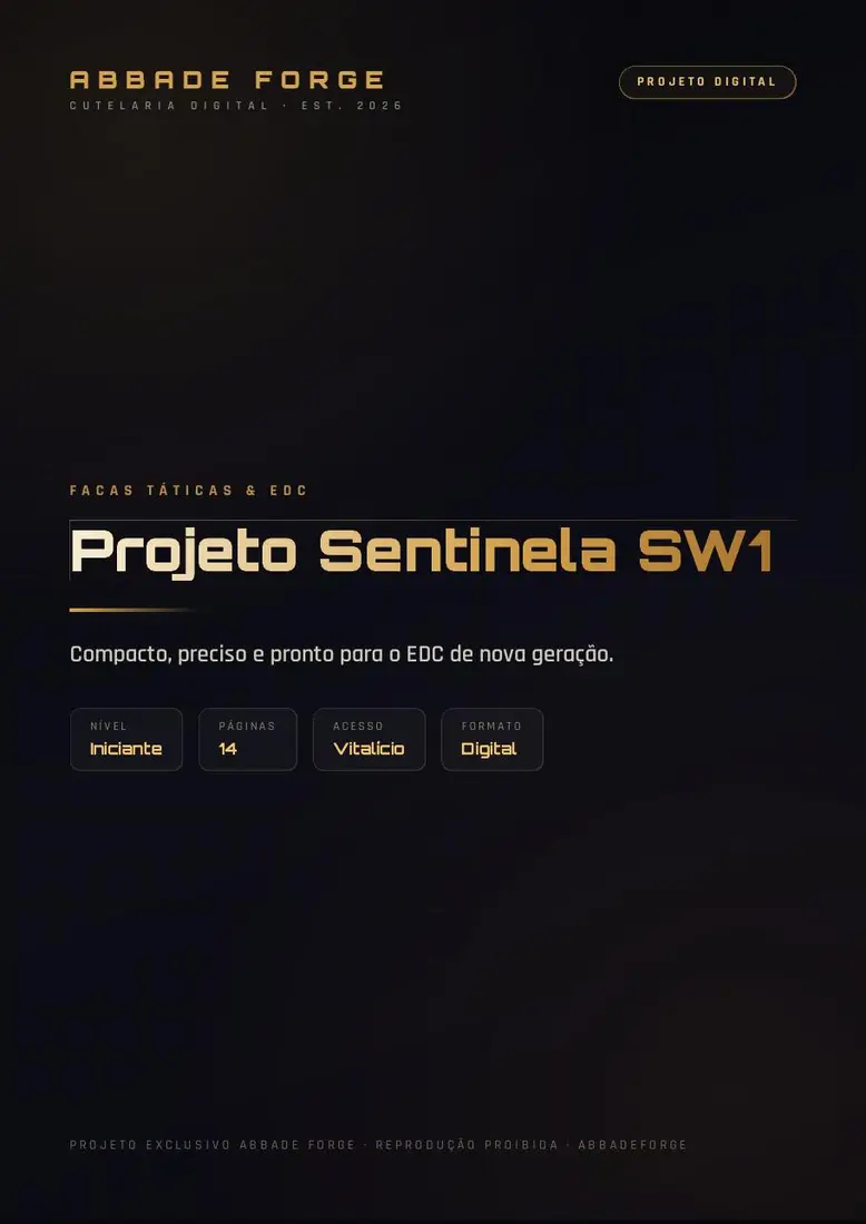 Projeto Sentinela SW1 — prévia 1
