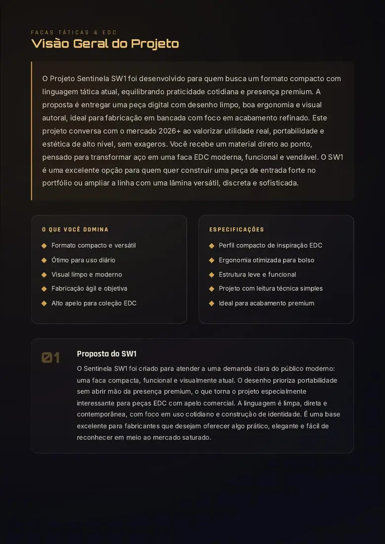 Projeto Sentinela SW1 — prévia 2