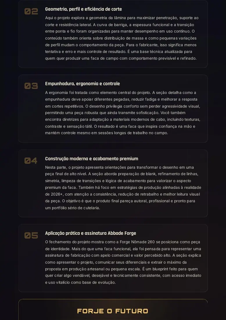 Projeto Digital Forge Nômade 260 — prévia 3