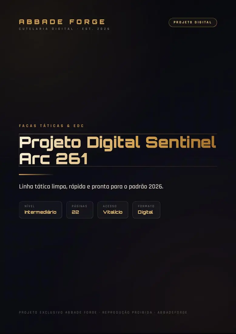 Projeto Digital Sentinel Arc 261 — prévia 1