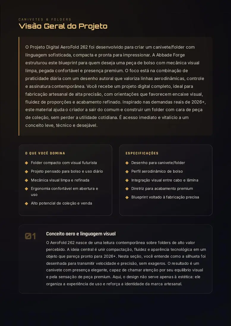 Projeto Digital AeroFold 262 — prévia 2