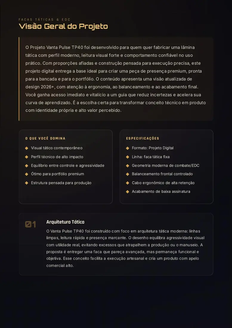 Projeto Vanta Pulse TP40 — prévia 2