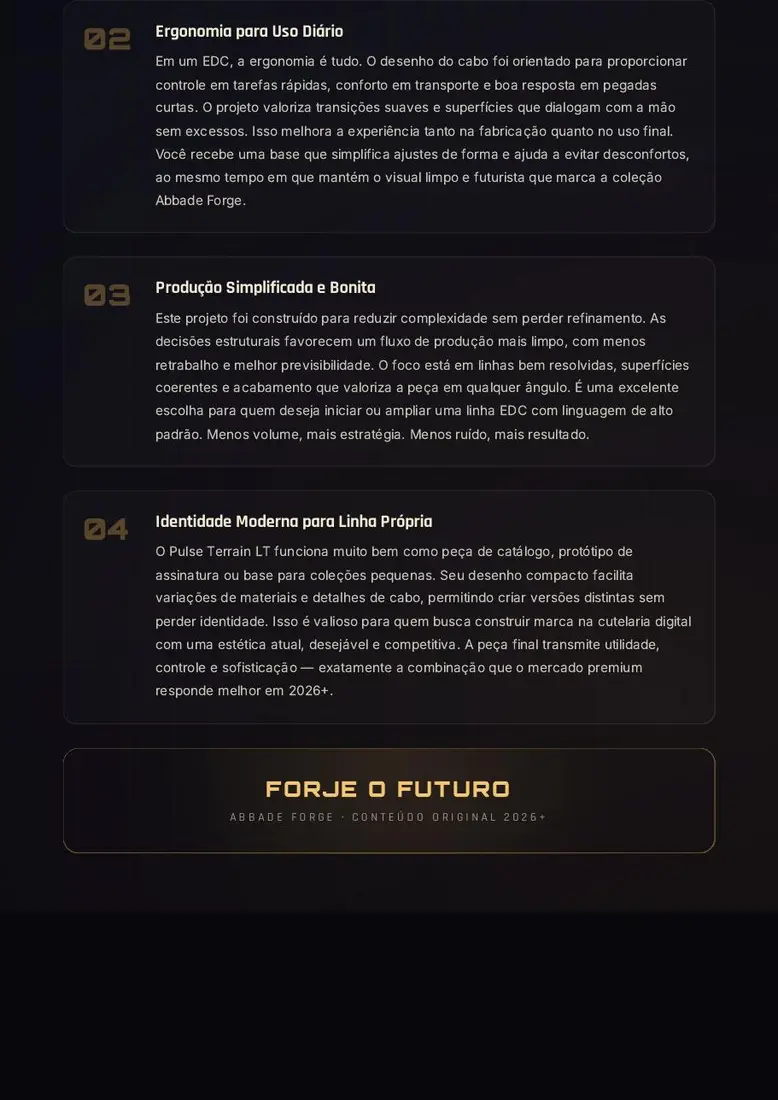 Projeto Digital Pulse Terrain LT — prévia 3