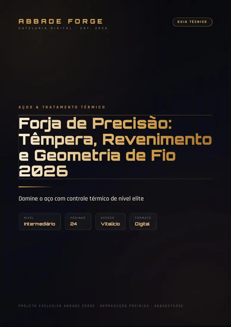 Forja de Precisão: Têmpera, Revenimento e Geometria de Fio 2026 — prévia 2