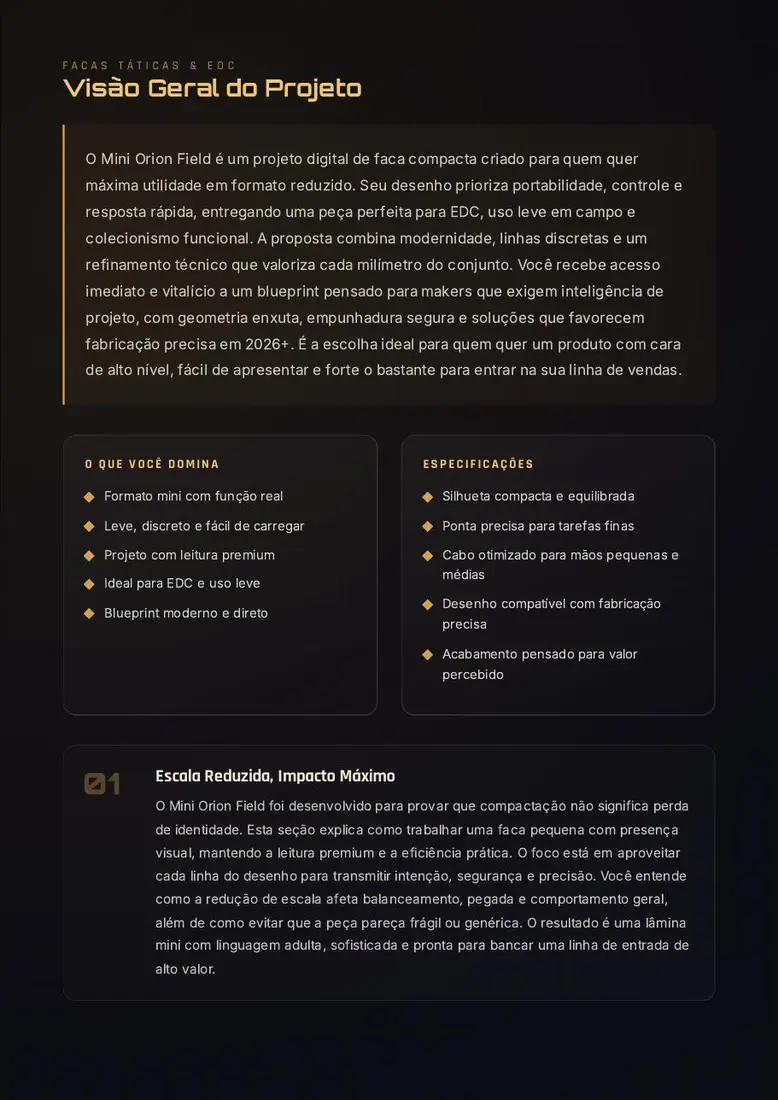 Mini Orion Field — prévia 2