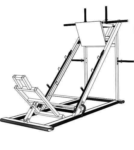 Leg Press Titan X — Projeto Digital Elite — prévia 1