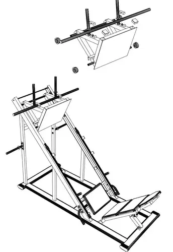 Leg Press Titan X — Projeto Digital Elite — prévia 2