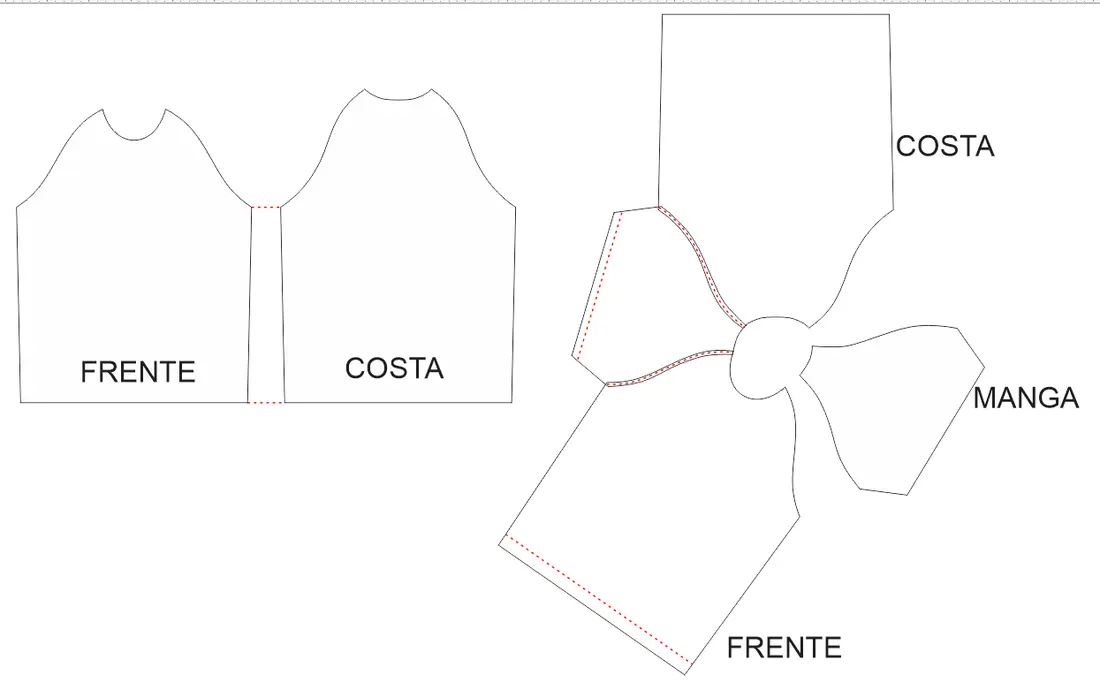 Família Essencial — Kit de Moldes de Roupa Familiar — prévia 1