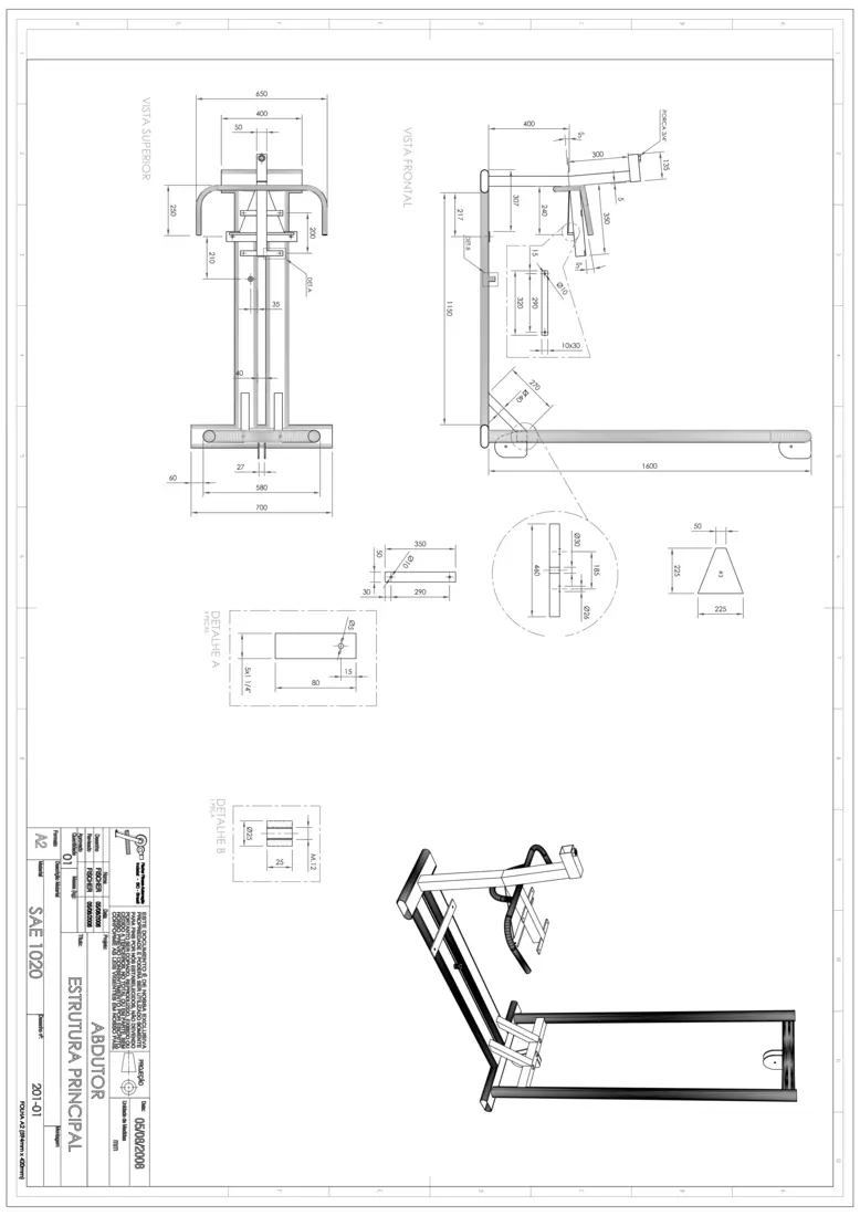 Abdutor NeoHip Forge — prévia 2