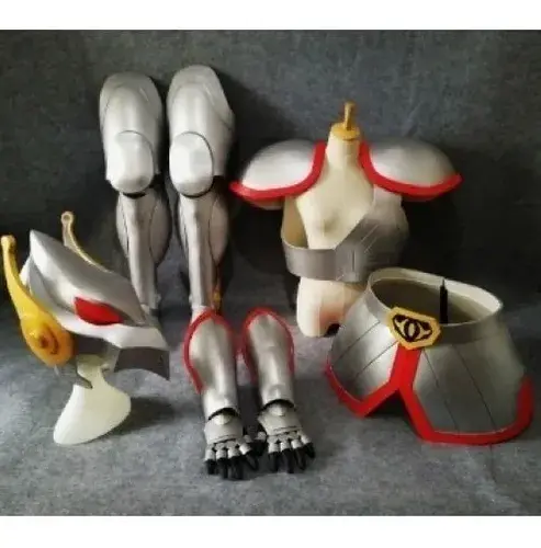 Armadura Celestial de Guerreiro — Kit Papercraft Cosplay — prévia 2