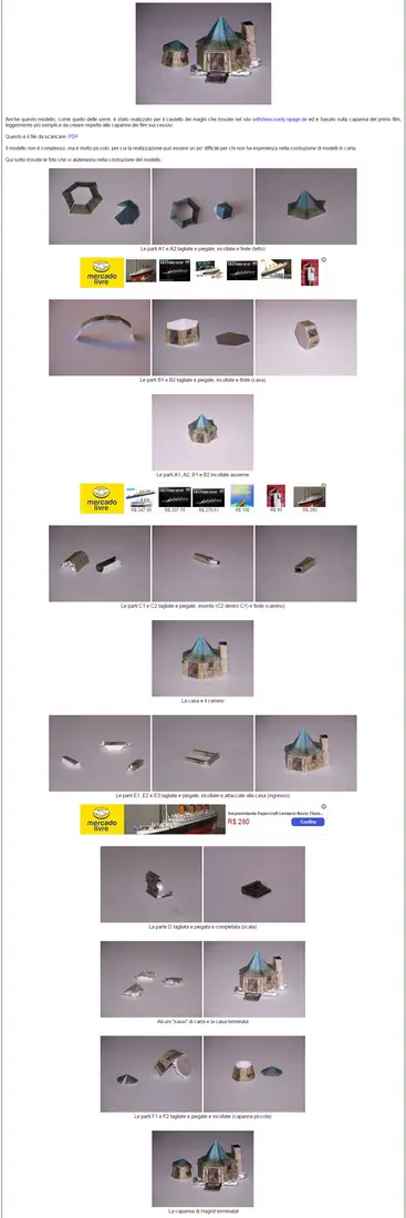Fortaleza Arcana dos Feiticeiros — Diorama Papercraft Premium — prévia 3