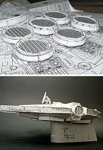 Nave Cargueiro Estelar — Kit Papercraft Cosplay — prévia 1