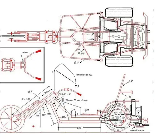 Triciclo Utilitário Elevado — Projeto Digital Automotivo — prévia 1