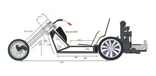 Triciclo Utilitário Elevado — Projeto Digital Automotivo — prévia 3
