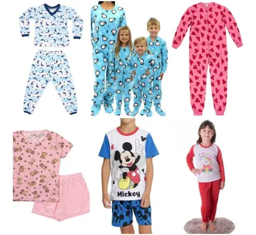 Kit de Moldes Pijama Infantil Macacão Nuvem de Conforto — prévia 1