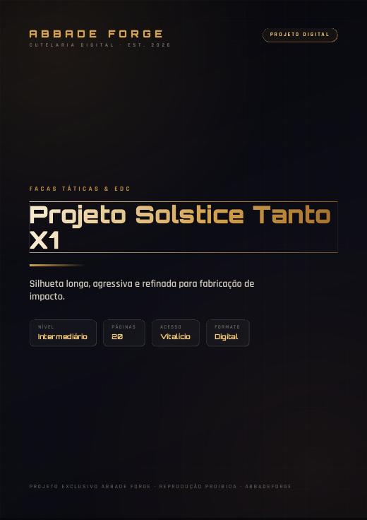 Projeto Solstice Tanto X1