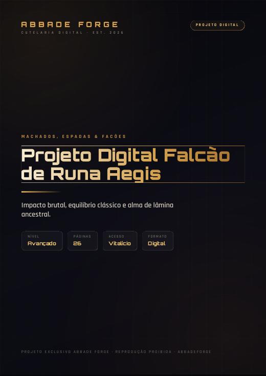 Projeto Digital Falcão de Runa Aegis