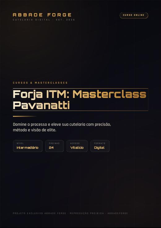 Kit Cursos & Masterclasses de Cutelaria — prévia 4