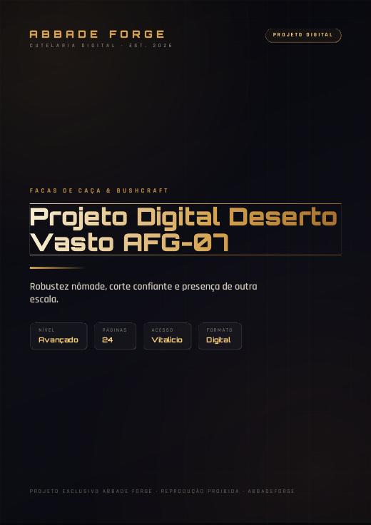 Projeto Digital Deserto Vasto AFG-07