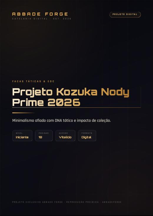 Projeto Kozuka Nody Prime 2026