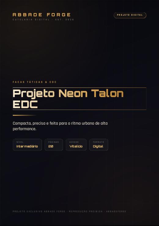 Projeto Neon Talon EDC