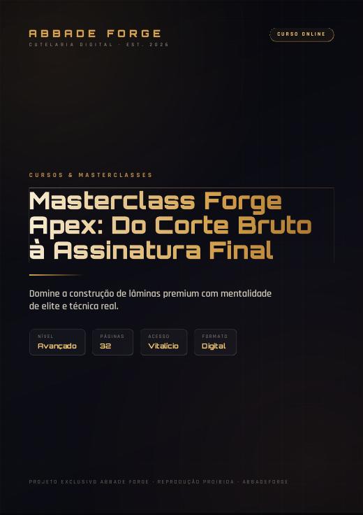 Kit Cursos & Masterclasses de Cutelaria — prévia 9