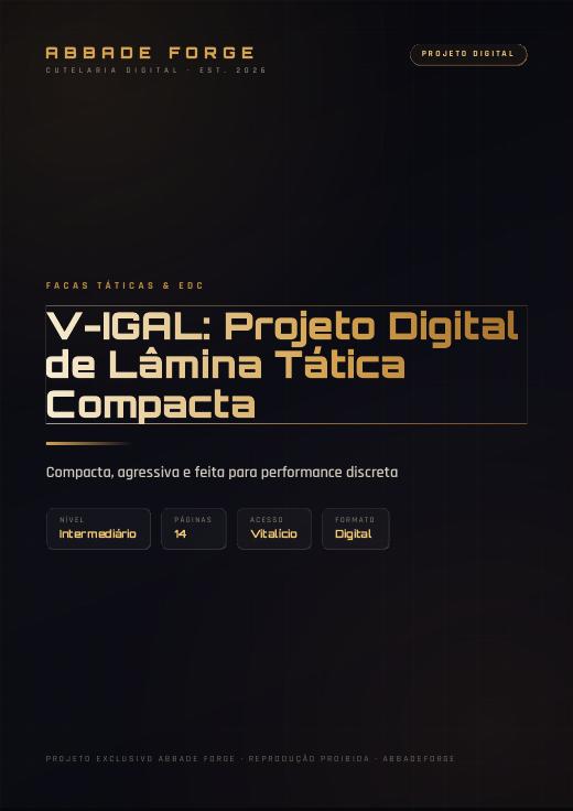 V-IGAL: Projeto Digital de Lâmina Tática Compacta