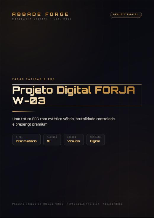 Projeto Digital FORJA W-03